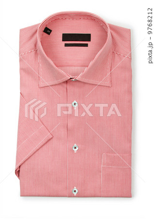 Nice male shirt isolated on the white Nice male shirt isolated on the white 9768212