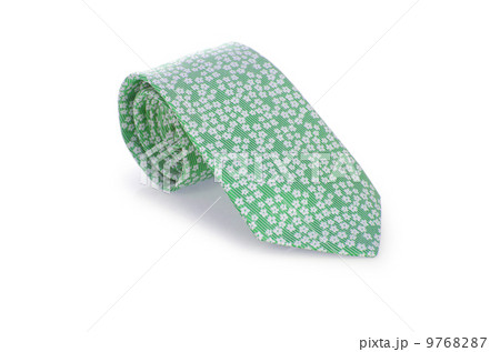 Elegant silk male tie ( necktie ) on white Elegant silk male tie ( necktie ) on white 9768287