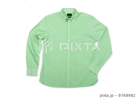 Nice male shirt isolated on the white 9768982