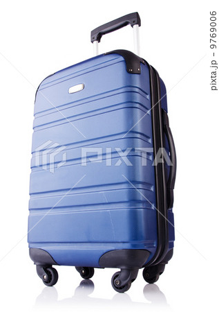 Travel suitcase isolated on white 9769006