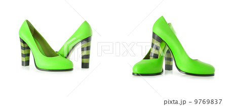 Woman shoes isolated on white Woman shoes isolated on white 9769837