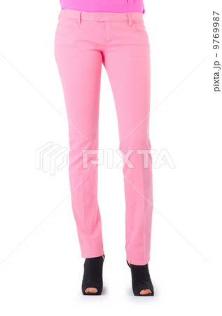 Trousers isolated on the white background Trousers isolated on the white background 9769987