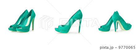 Woman shoes isolated on white 9770065