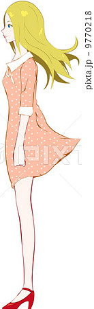 女性 ファッション 横 風 女性 ファッション 横 風 9770218