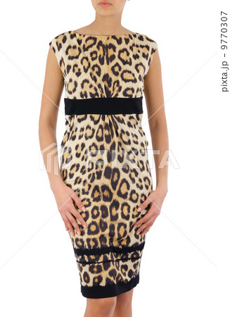 Woman in fashion dress concept on white Woman in fashion dress concept on white 9770307