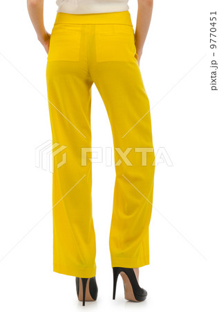 Trousers isolated on the white background Trousers isolated on the white background 9770451
