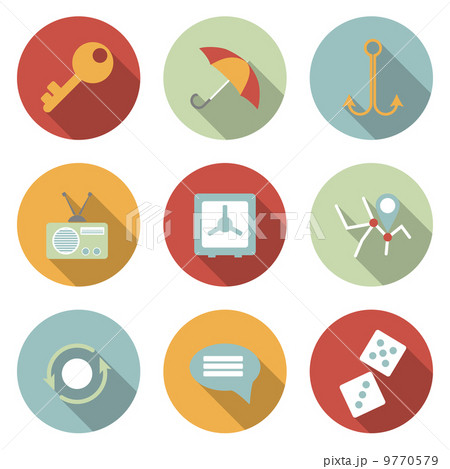 Universal Vector Flat Icons 9770579
