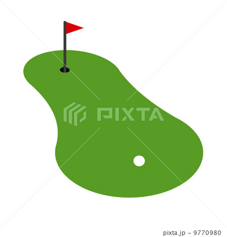 ゴルフのパターマット 9770980