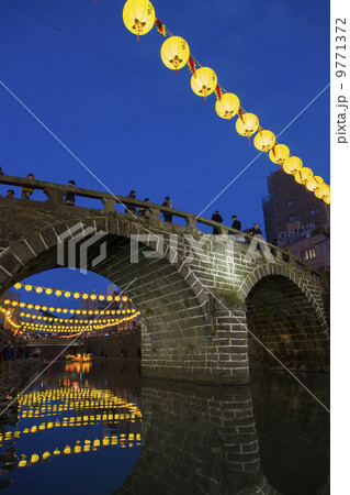 眼鏡橋とランタン 9771372