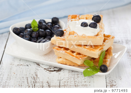 Belgian waffle 9771493