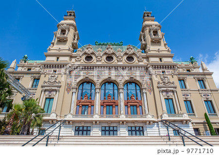 Facade of Sale Garnier in Monte Carlo, Monaco. 9771710