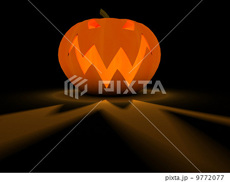 Traditional pumpkin on Halloween 9772077
