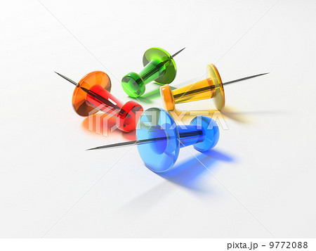 Colour buttons to pin white background 9772088