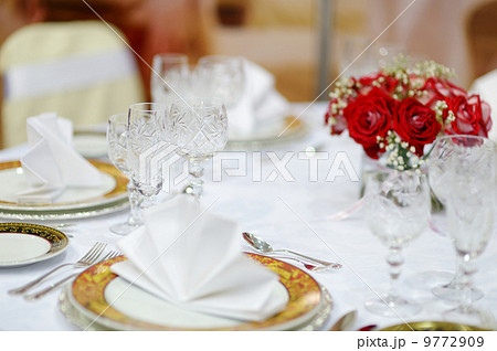 Table set for an event party 9772909