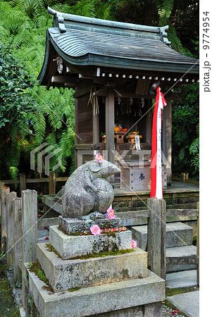 京都　大豊神社の大国社 9774954