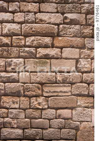 石積みの壁 テクスチャ スペインの風景写真素材 石積みの壁 テクスチャ スペインの風景写真素材 9776461
