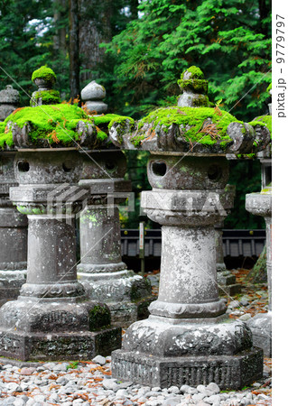 Japanese lantern in temple Japanese lantern in temple 9779797