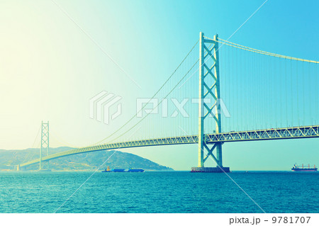 Akashi Kaikyo Bridge in Kobe Akashi Kaikyo Bridge in Kobe 9781707