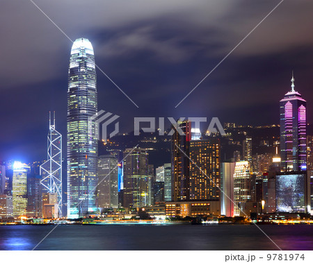 Hong Kong city at night 9781974