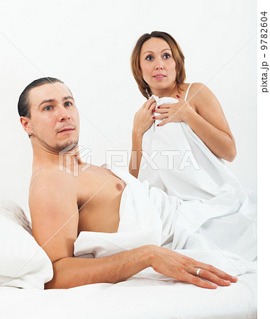 Loving couple caught in bed Loving couple caught in bed 9782604