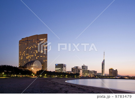 百道浜の夕景 9783479