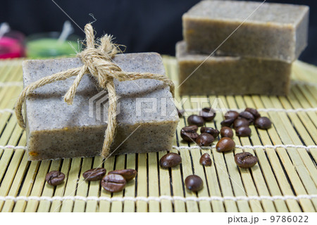 Natural handmade coffee scrub soap 9786022