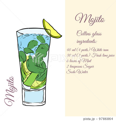 Mojito. Cocktails. Illustration Mojito. Cocktails. Illustration 9786864