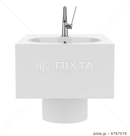 ceramic bidet isolated on white background 9787079
