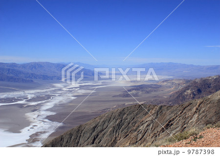 デスバレーバッドウォーターの風景 Bad Water Basin in Death Valley デスバレーバッドウォーターの風景 Bad Water Basin in Death Valley 9787398