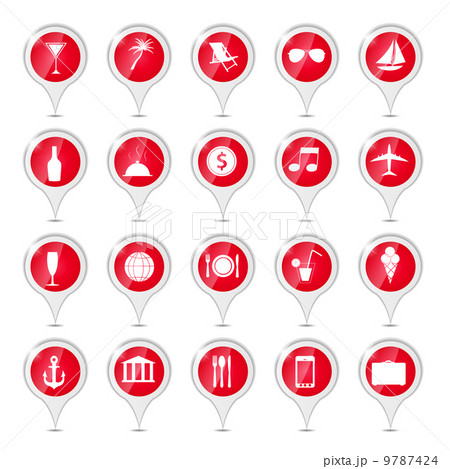 travel icons vector illustration 9787424