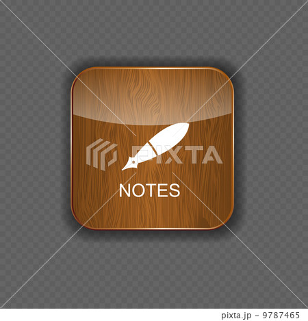 Notes  application icons vector illustration 9787465