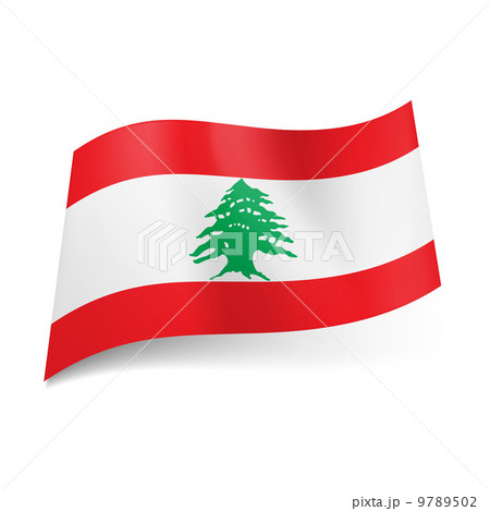 State flag of Lebanon 9789502