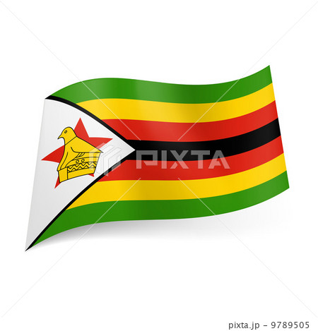 State flag of Zimbabwe 9789505