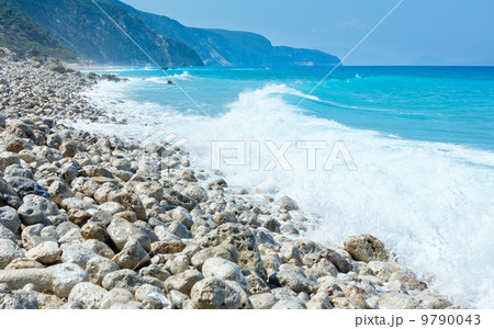 Lefkada coast summer beach (Greece) 9790043