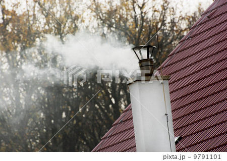 Chimney with smoke Chimney with smoke 9791101