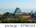 大阪城の紅葉風景 9796103