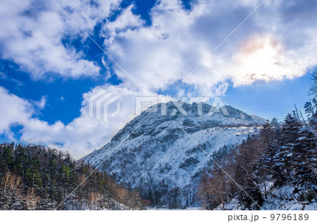 美しき雪山、日光白根 9796189