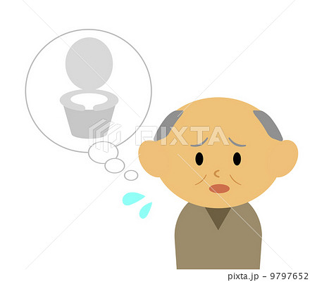 頻尿に悩むおじいさん 9797652