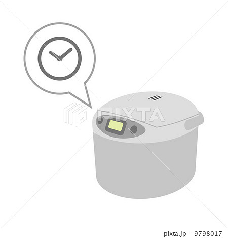 タイマー付き炊飯器 9798017