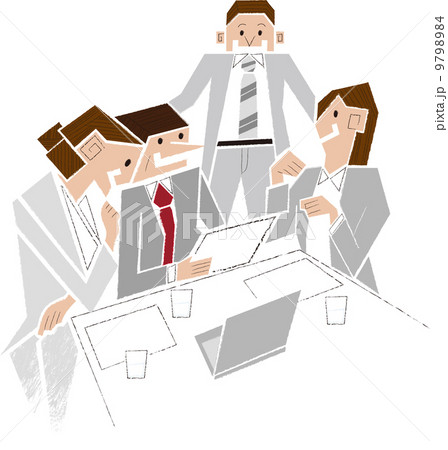 ビジネスシーン　ミーティング　 9798984