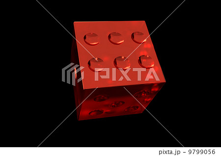 Red rolling dice 9799056