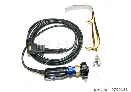 new metal surgical instruments on white background 9799181