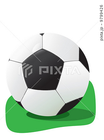 Football in a grass 9799426