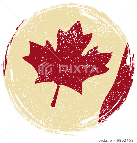 Canadian grunge flag. Grunge effect can be cleaned 9802458