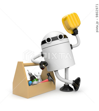 Robot with toolbox 9802971