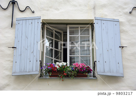 Windows with flowers Windows with flowers 9803217