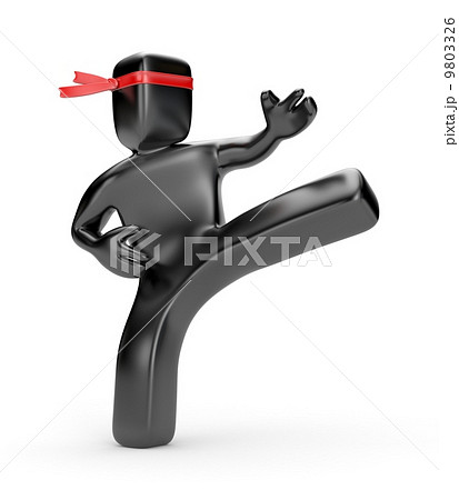 Person doing a kick 9803326