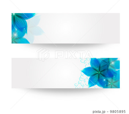 banner with flowers banner with flowers 9805895