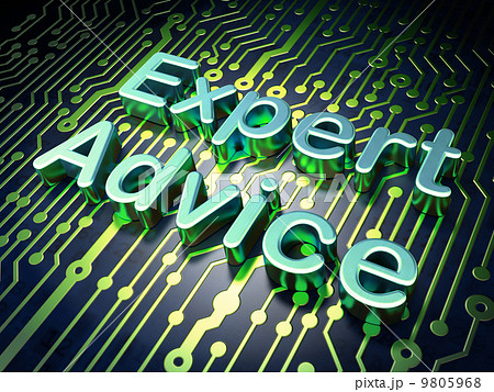Law concept: Expert Advice on circuit board background Law concept: Expert Advice on circuit board background 9805968