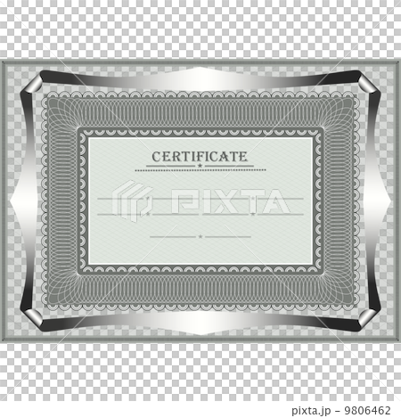 Frame for official document - Stock Illustration [9806462] - PIXTA